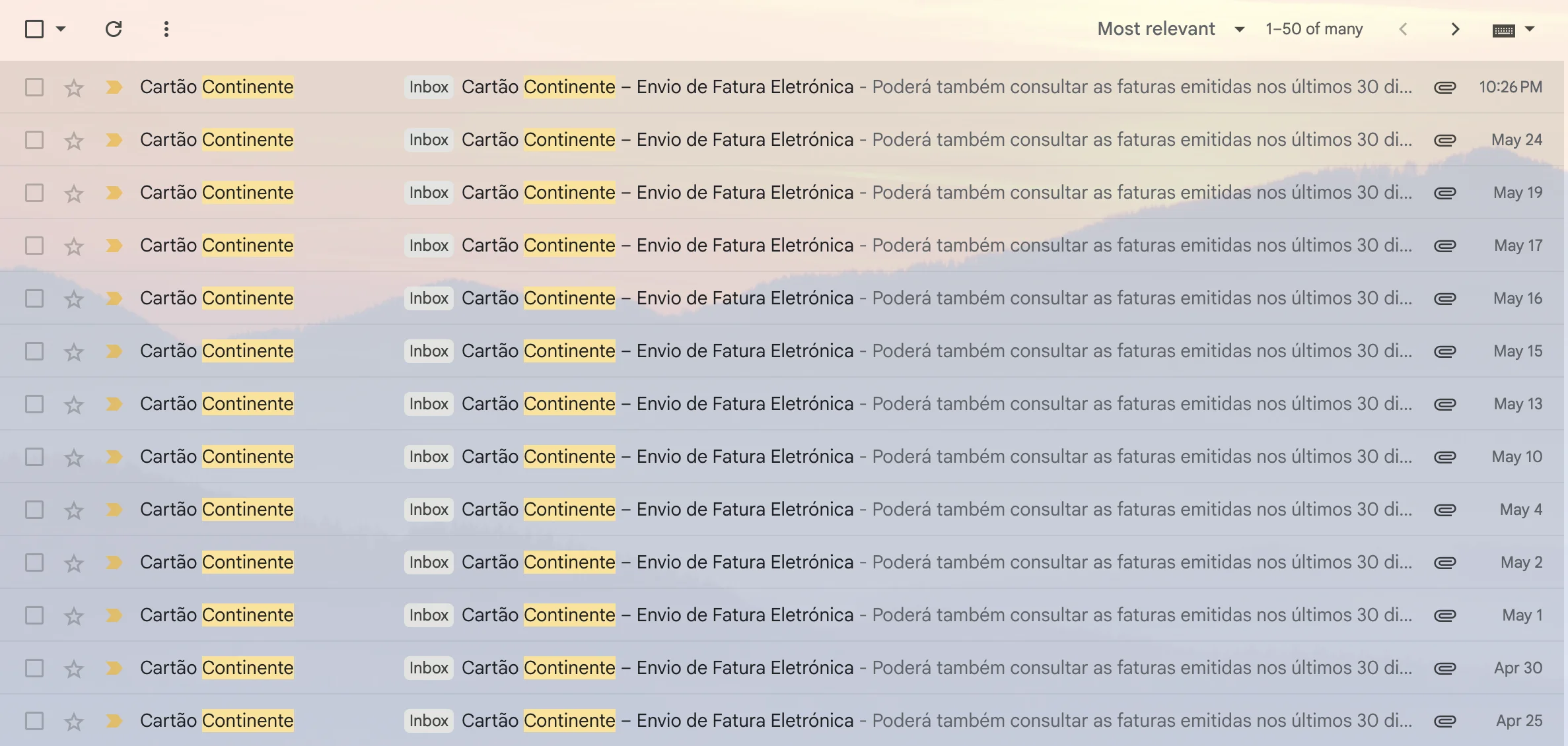Automated email receipt processing